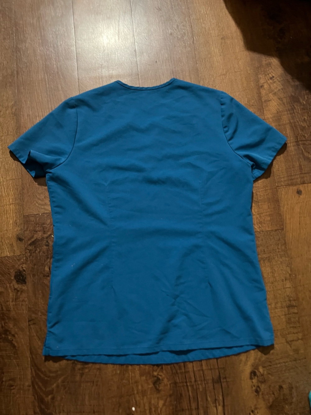 Figs V-Neck Scrub Top Blue size small technical collection - Picture 2 of 5